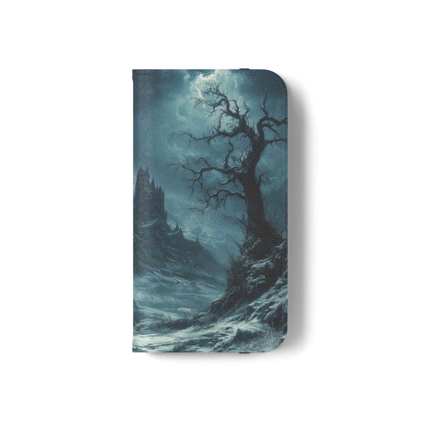 Stormy Castle - Wallet Flip Case