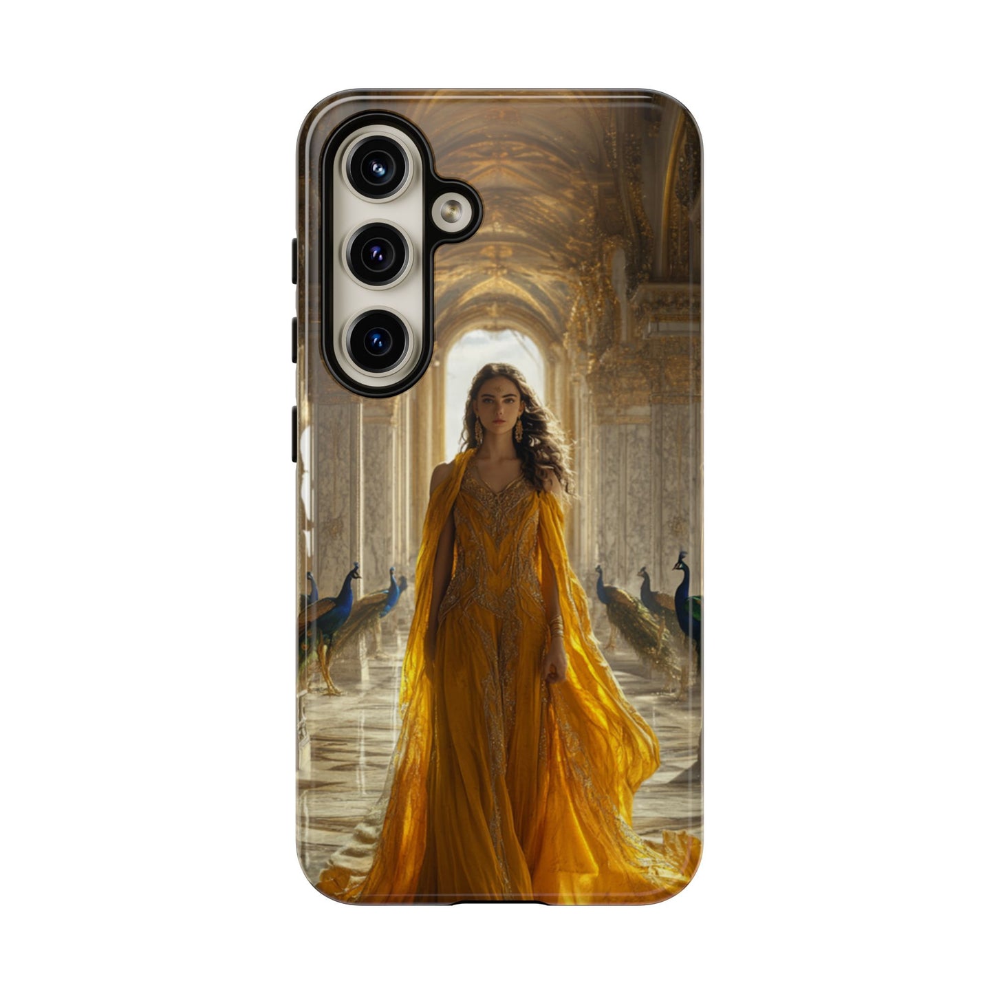 Hera Golden Palace Peacock Goddess - Tough Samsung Galaxy Case