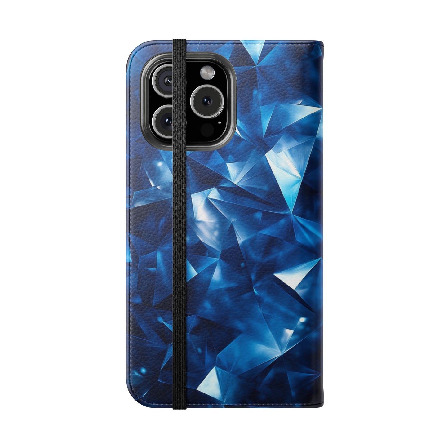 Sapphire Crystal Shards - Wallet Flip Case