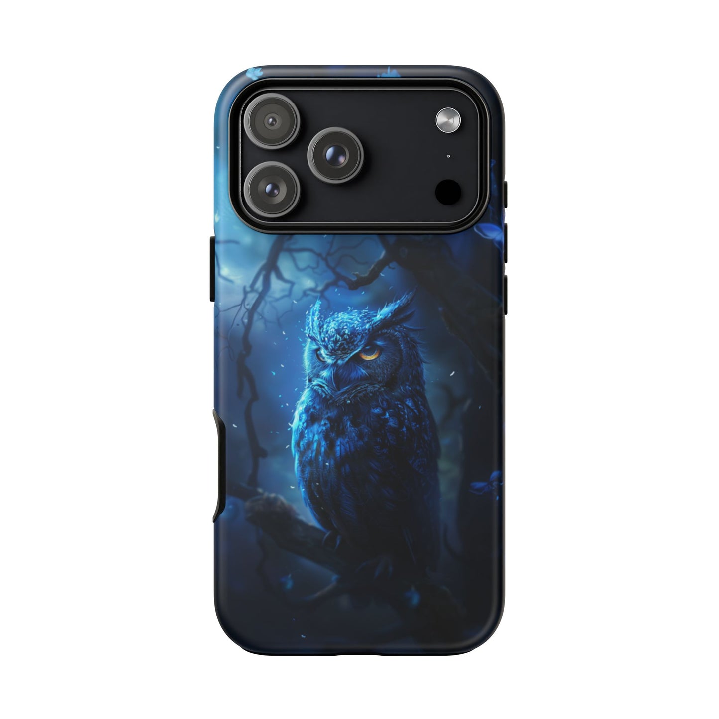 Azure Nocturne Owl – Tough iPhone Case
