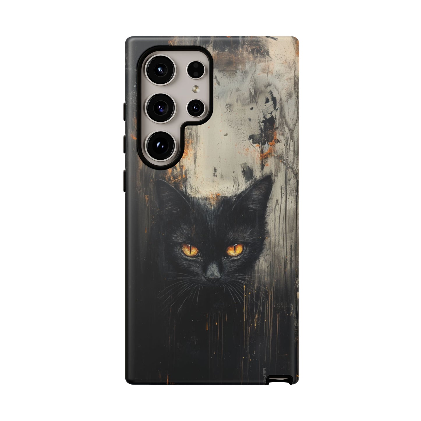 Enigmatic Black Cat Phone Case - iPhone, Google Pixel, Samsung Galaxy