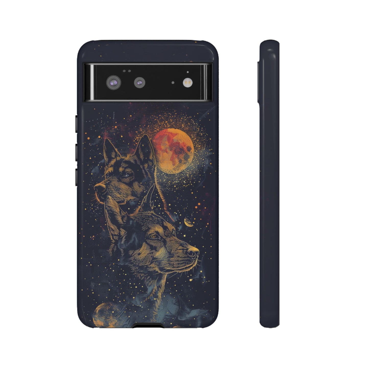 German Shepherd Celestial Phone Case – iPhone, Google Pixel, Samsung Galaxy