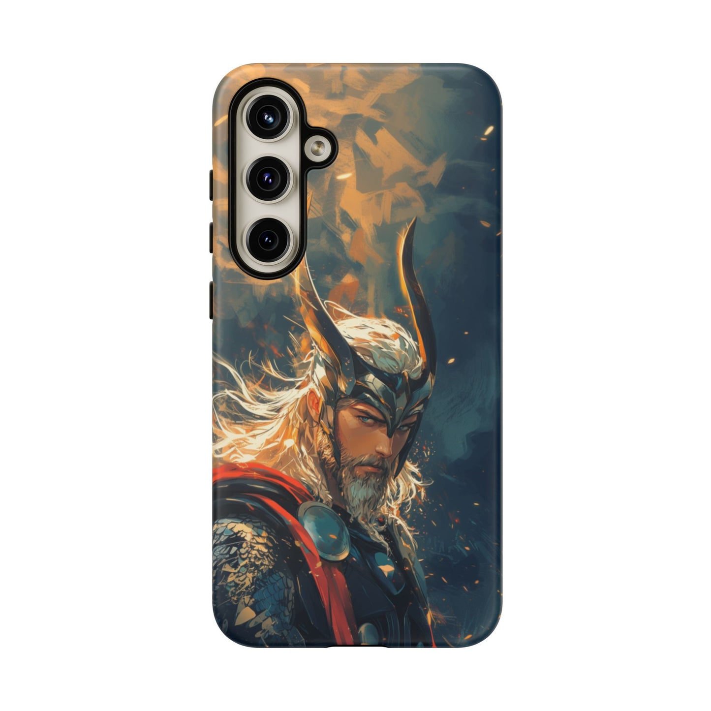 Storm-Bringer: Epic Thor Anime-Style Phone Case - iPhone, Google Pixel, Samsung