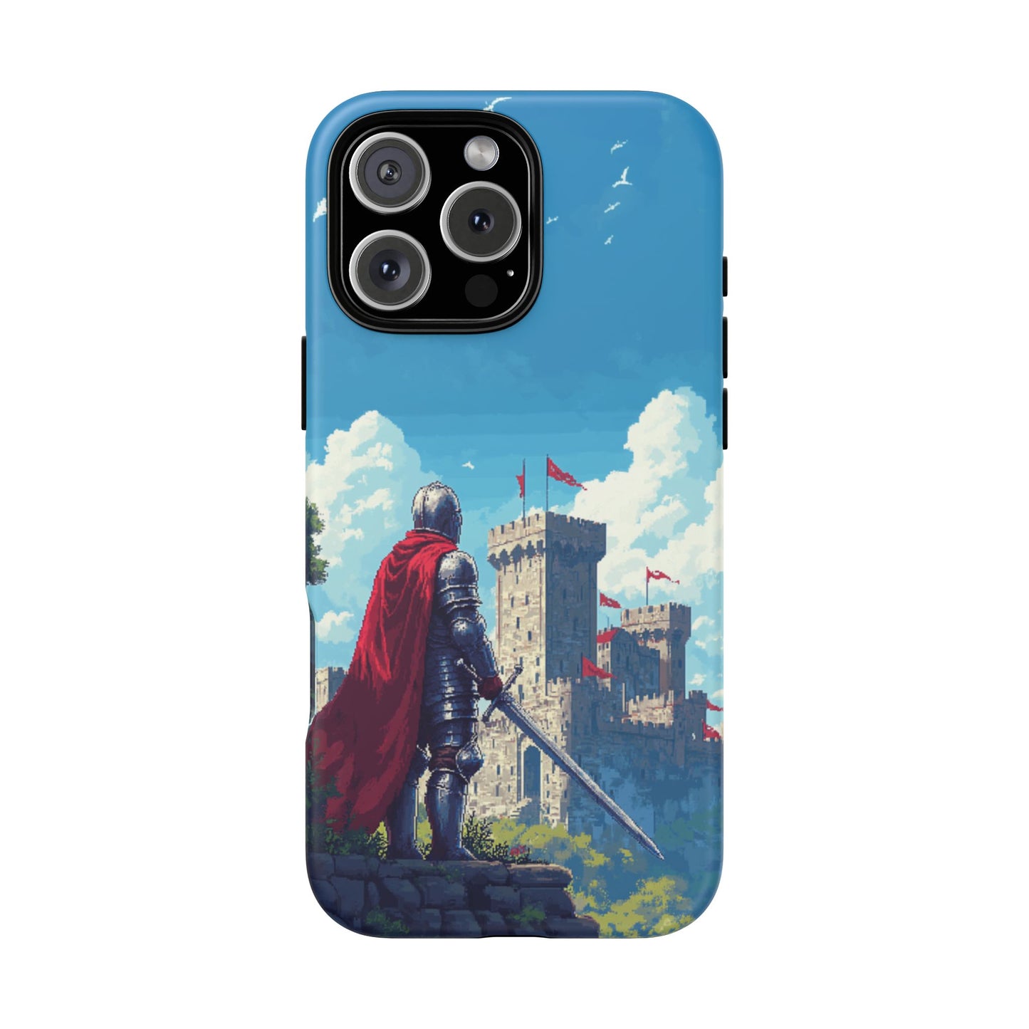 Pixel Knight Adventure Phone Case - iPhone, Google Pixel, Samsung Galaxy