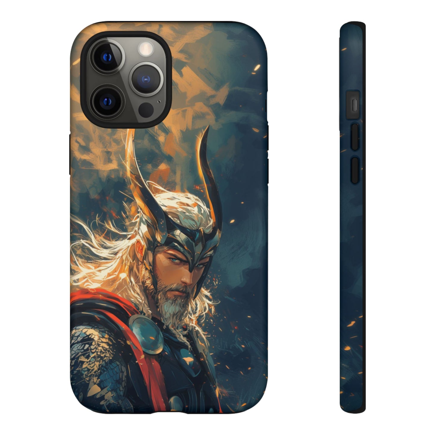 Storm-Bringer: Epic Thor Anime-Style Phone Case - iPhone, Google Pixel, Samsung