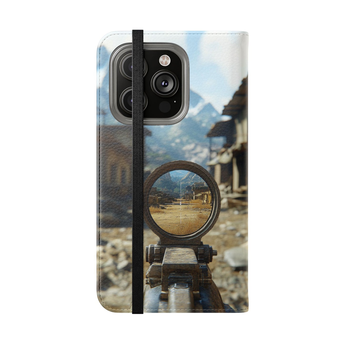 Desert Sniper Focus - Wallet Flip Case