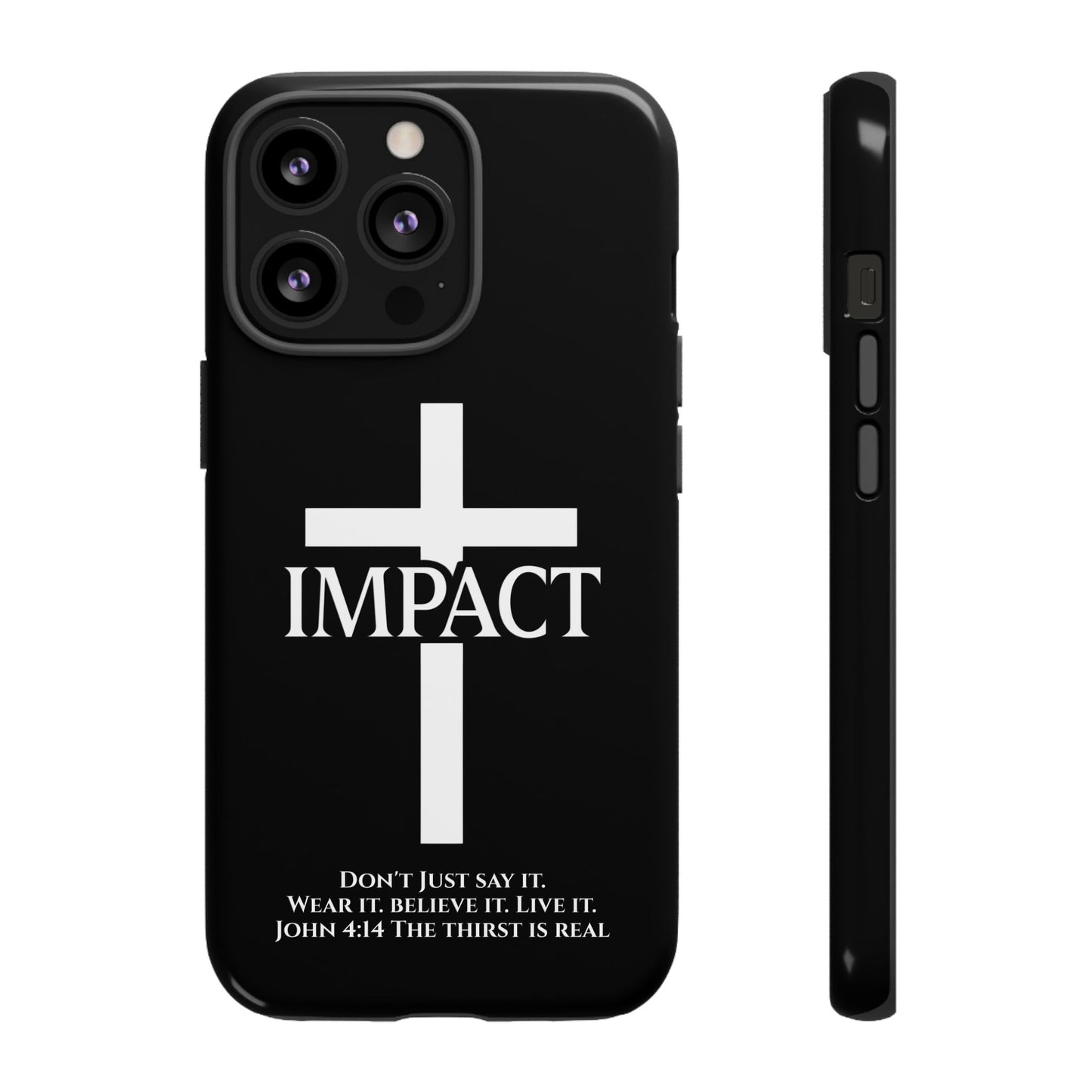 Impact Black/White - Tough iPhone Case