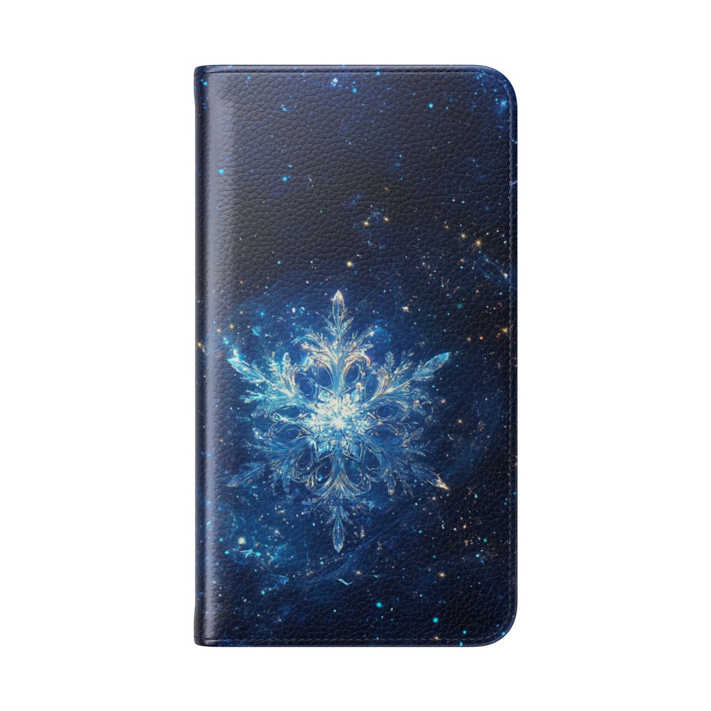 Cosmic Snowflake - Wallet Flip Case