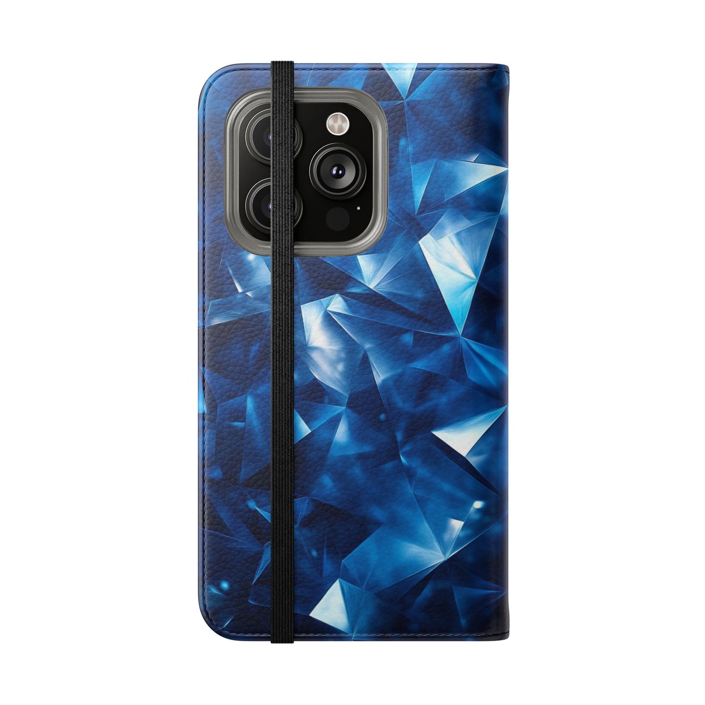 Sapphire Crystal Shards - Wallet Flip Case