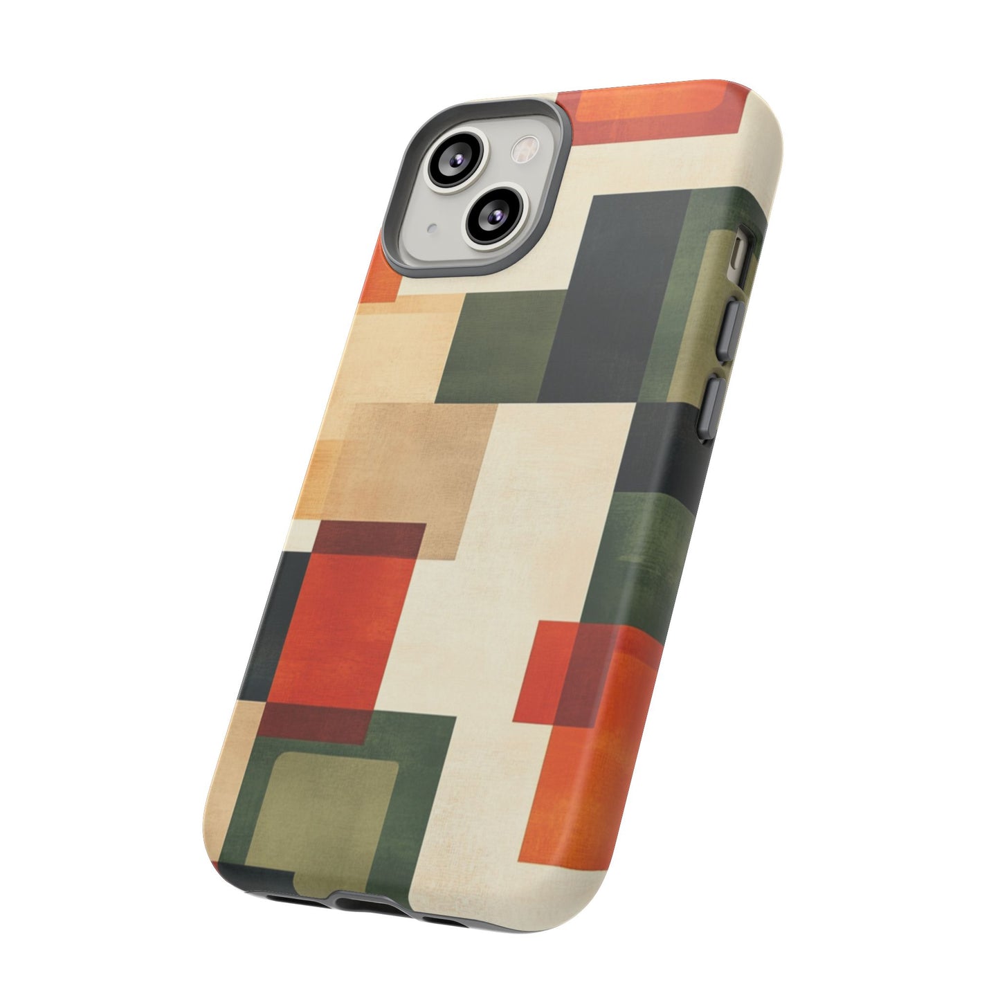 Mid-Century Modern Geometric Pattern Phone Case - iPhone, Google Pixel, Samsung Galaxy