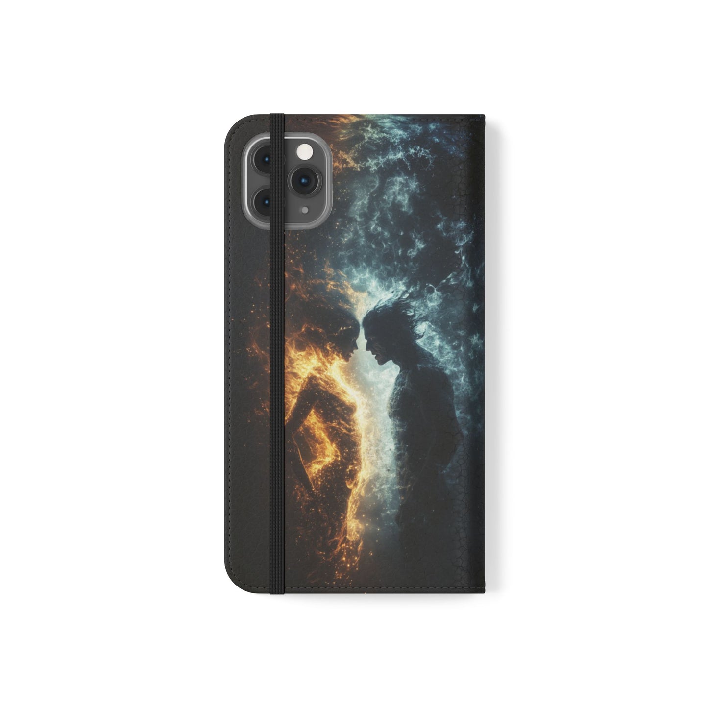 Fire & Frost Lovers - Wallet Flip Case