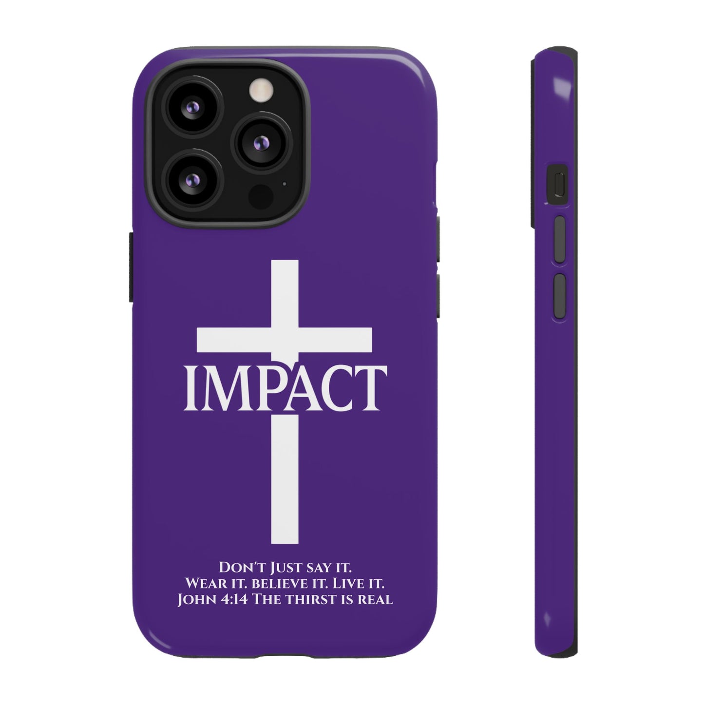 Impact Purple - Tough iPhone Case