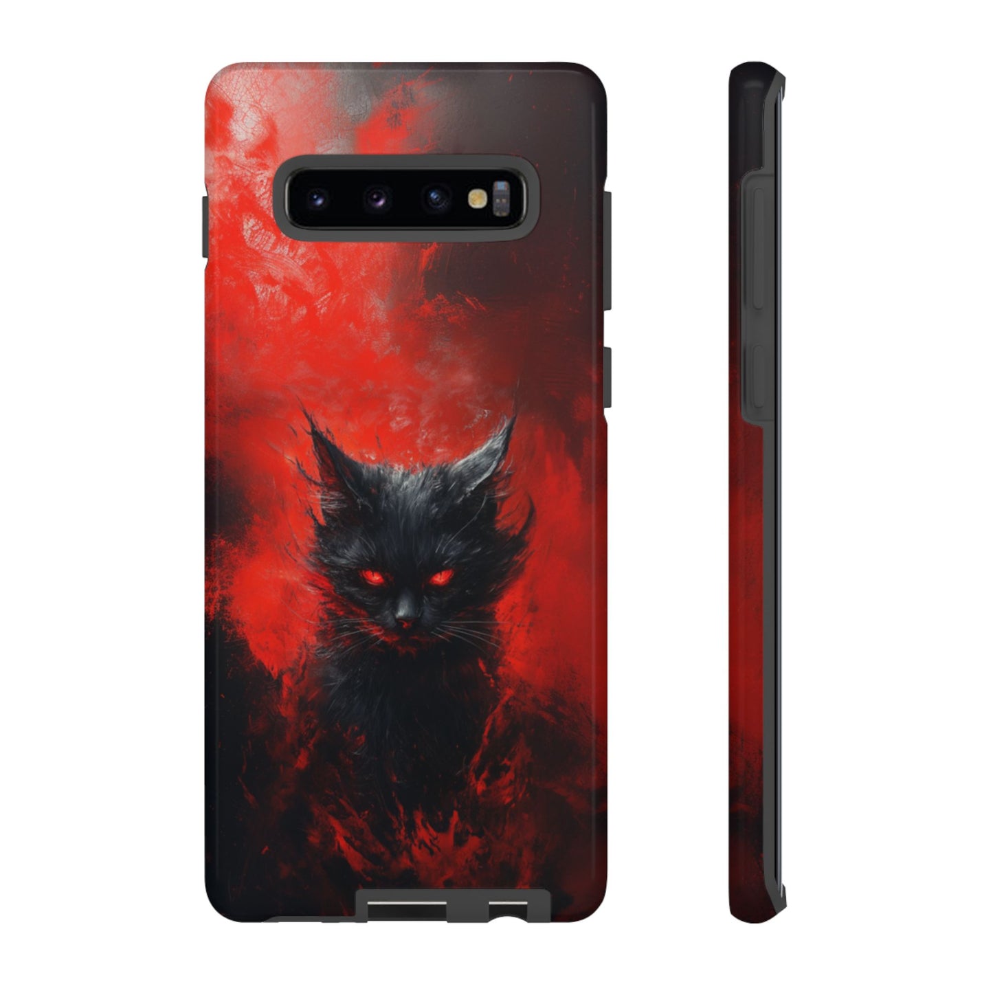 Fire Demon Black Cat - Tough Samsung Galaxy Case