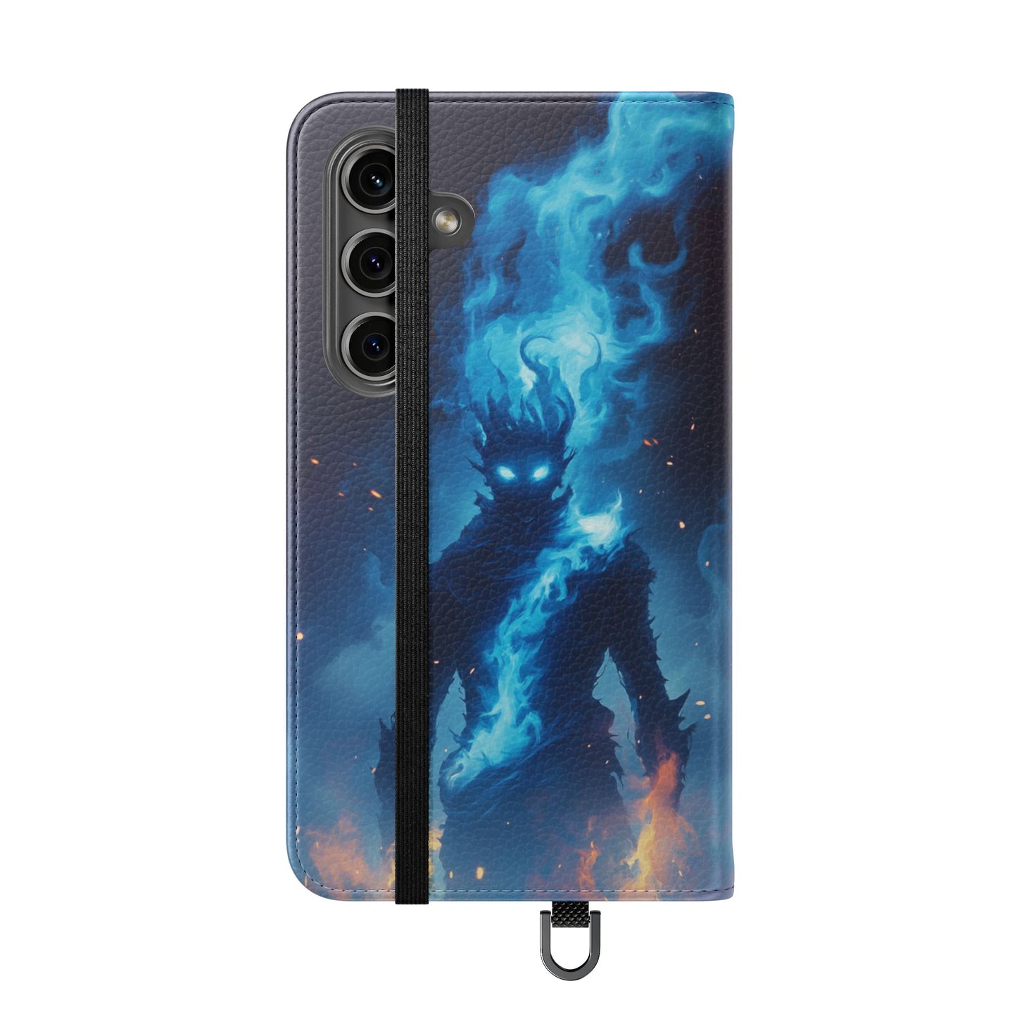 Blue Flame Spirit - Wallet Flip Case