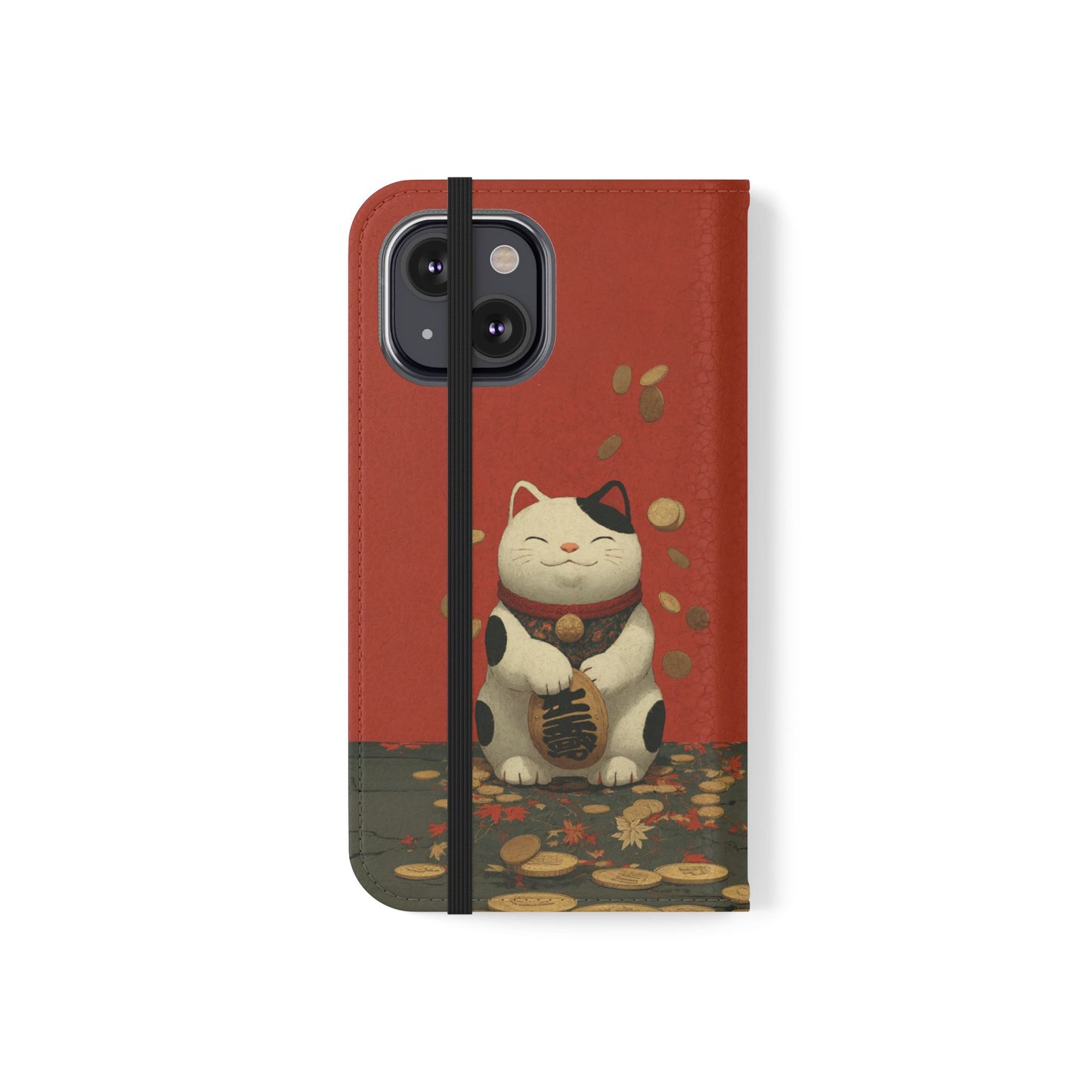 Lucky Cat - Wallet Flip Case