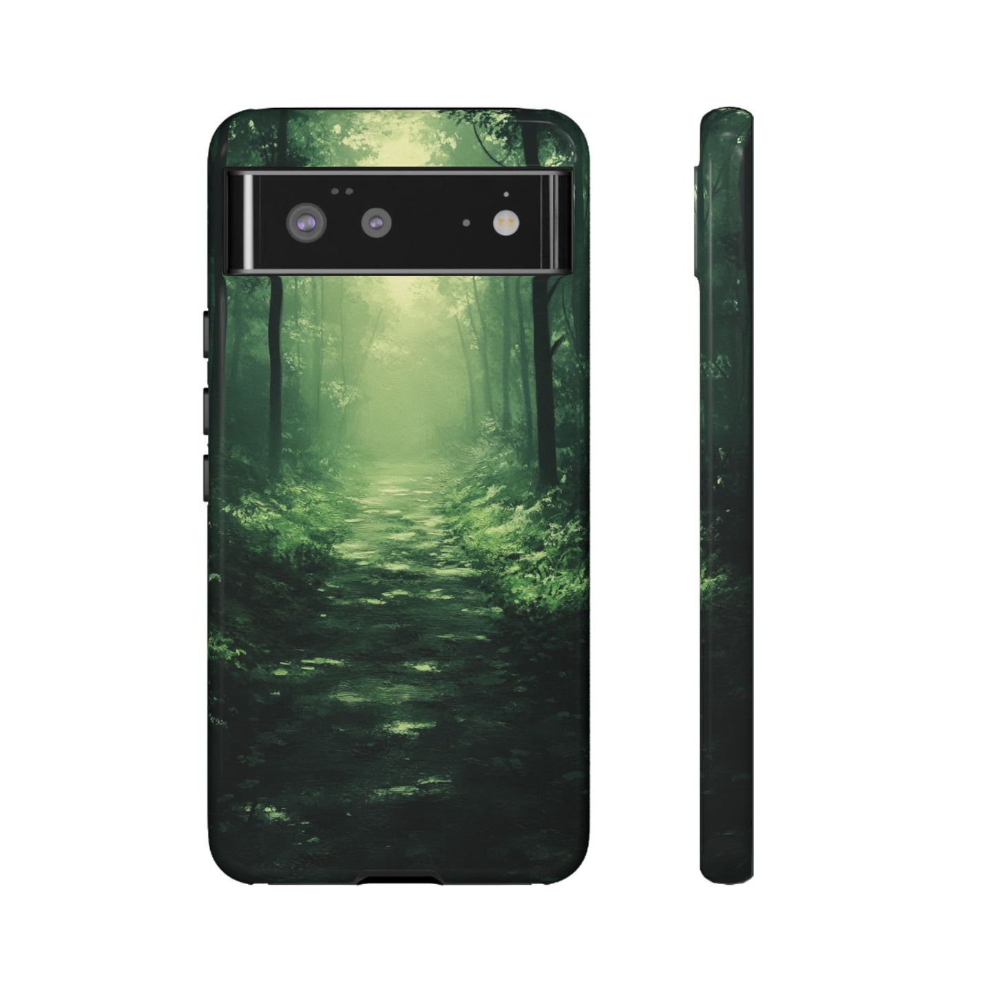 Emerald Mist Forest Path - Tough Google Pixel Case