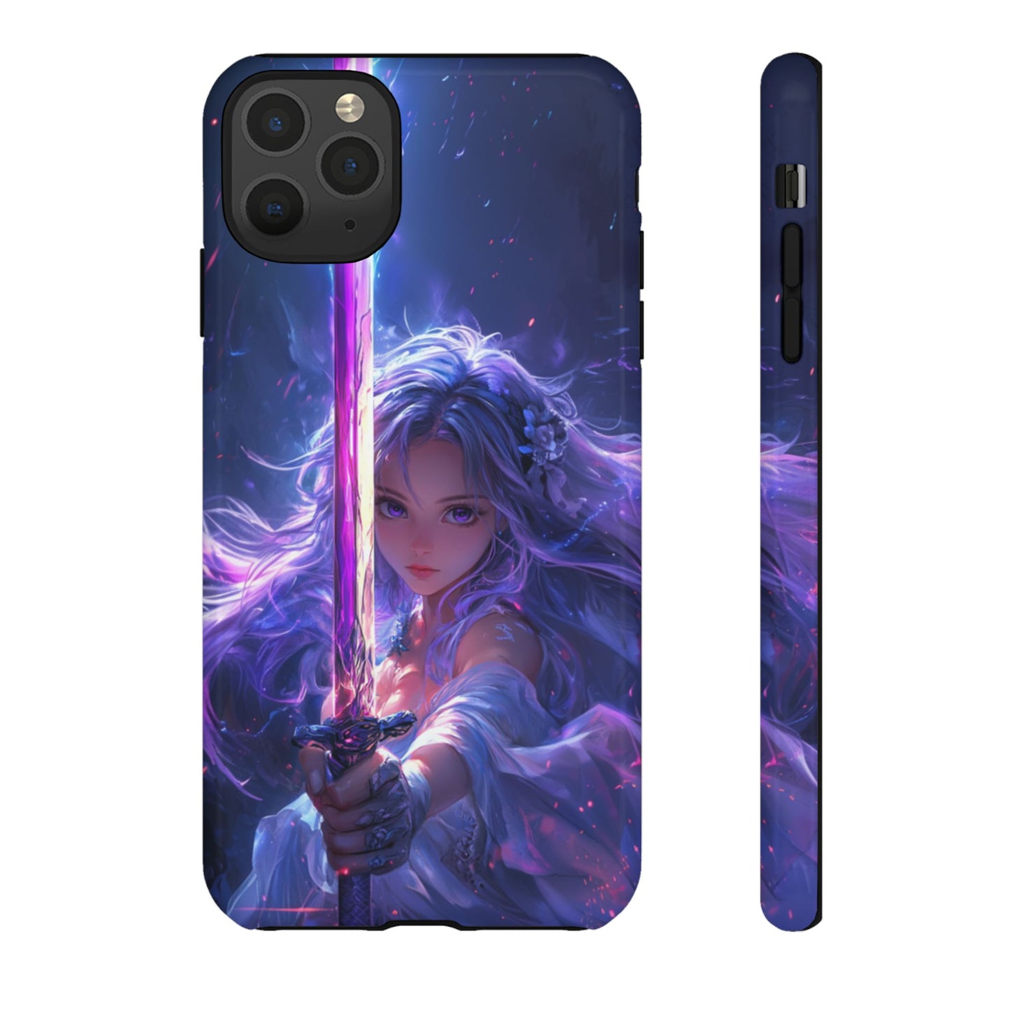 Violet Blade Warrior – Tough iPhone Case