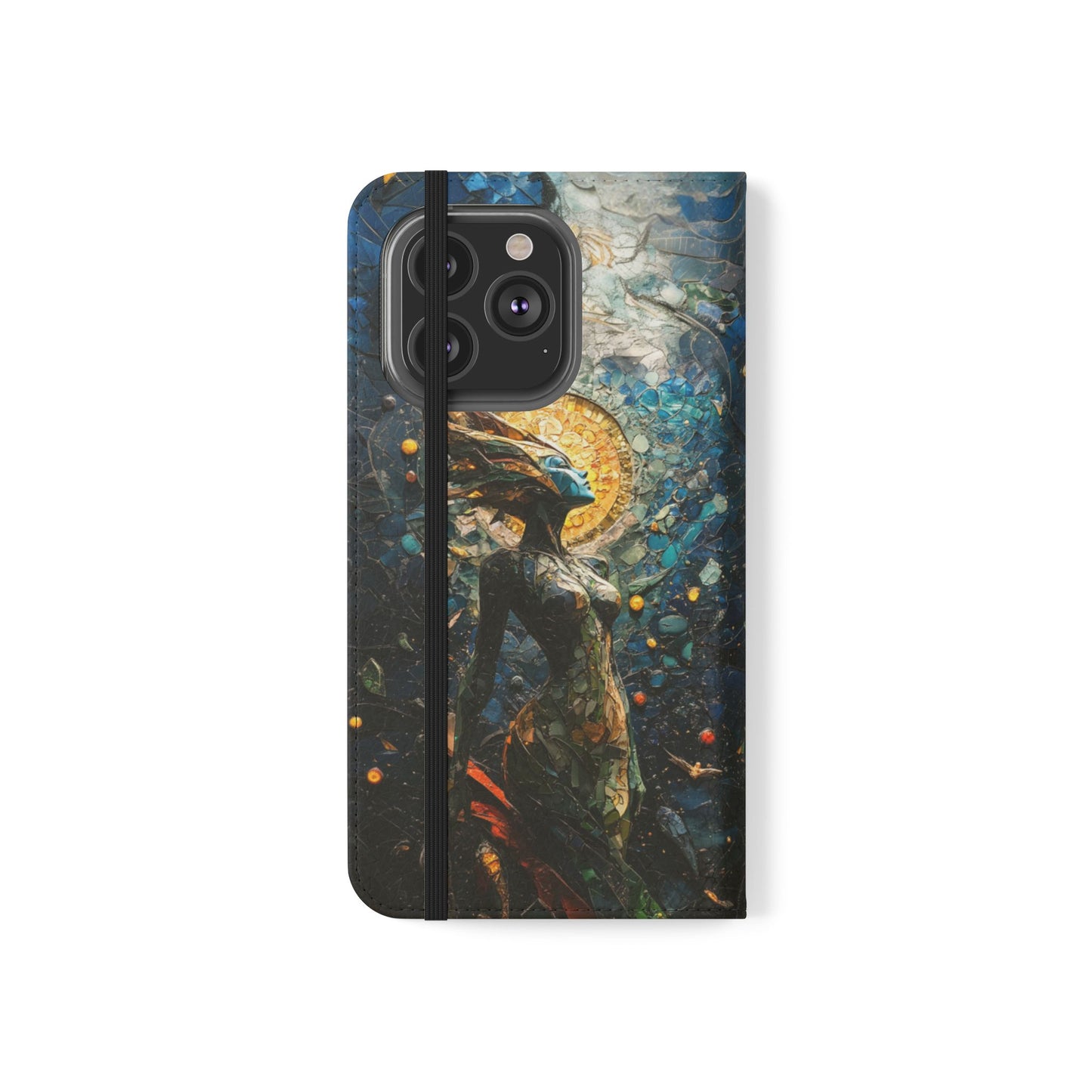 Stained Glass Goddess - Wallet Flip Case