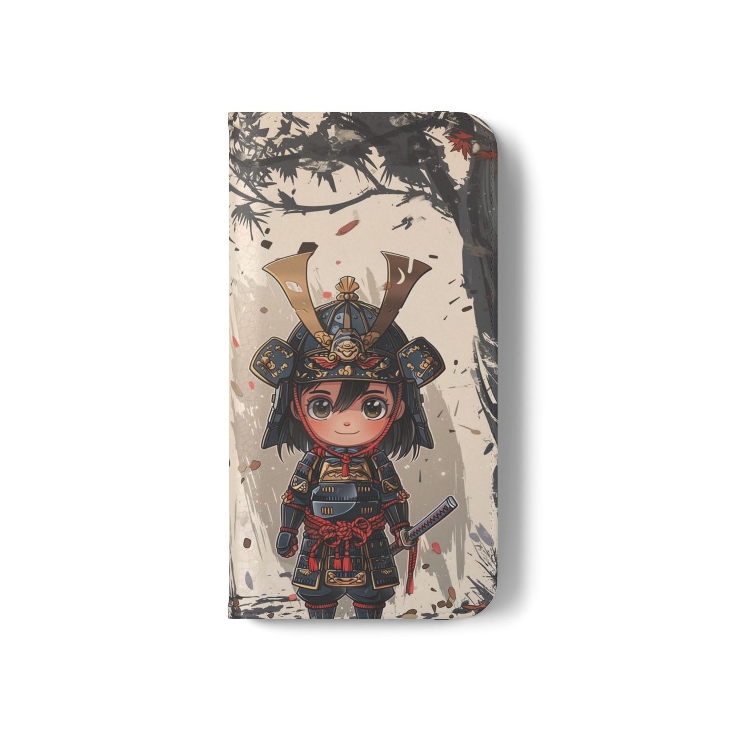 Chibi Samurai - Wallet Flip Case
