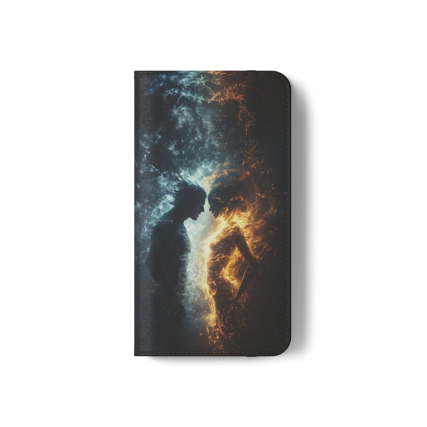 Fire & Frost Lovers - Wallet Flip Case