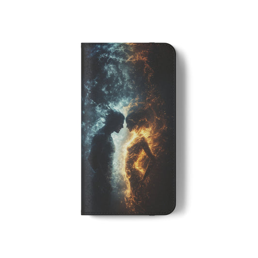 Fire & Frost Lovers - Wallet Flip Case