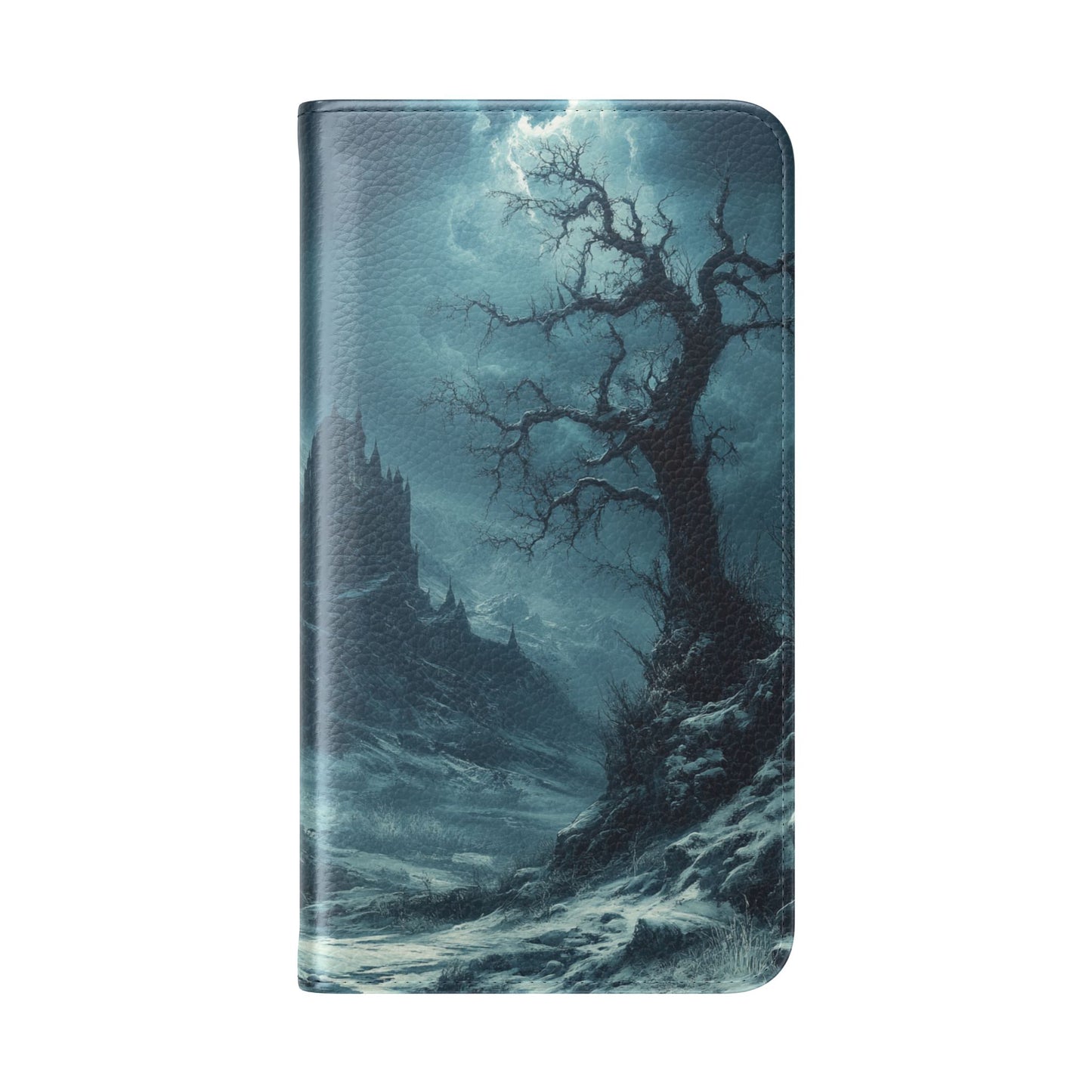 Stormy Castle - Wallet Flip Case