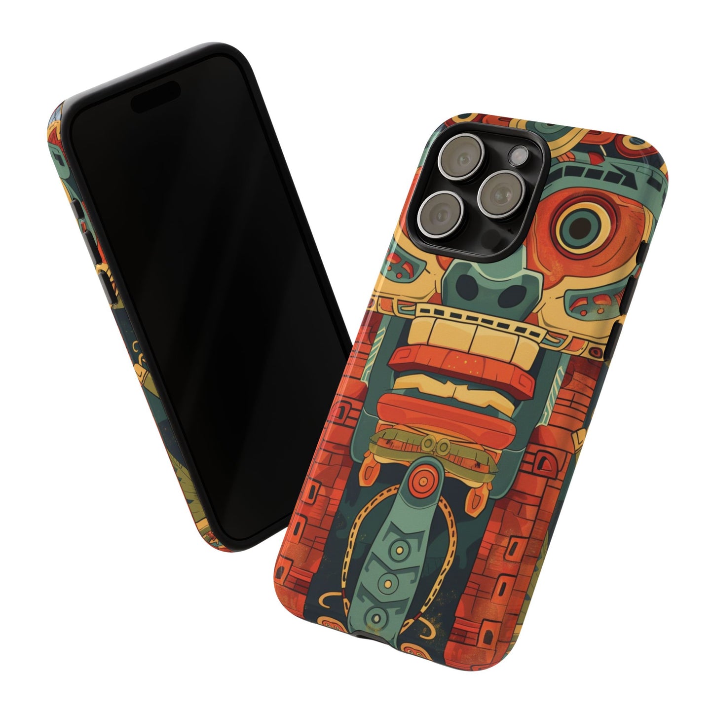 Vivid Ancient Glyphs Phone Case - iPhone, Google Pixel, Samsung