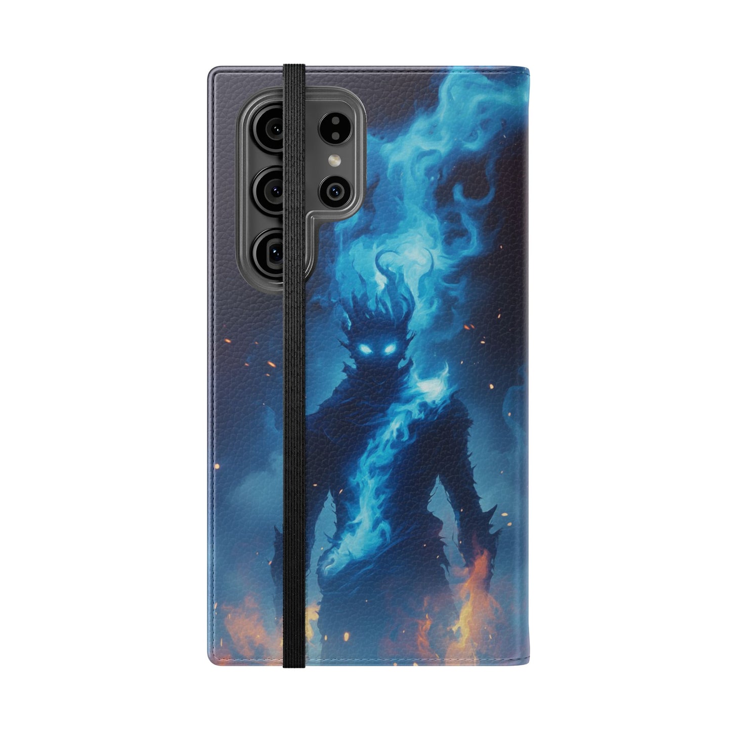 Blue Flame Spirit - Wallet Flip Case