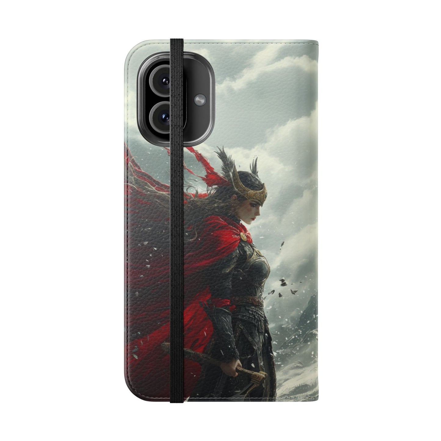 Freya Crimson Valkyrie - Wallet Flip Case