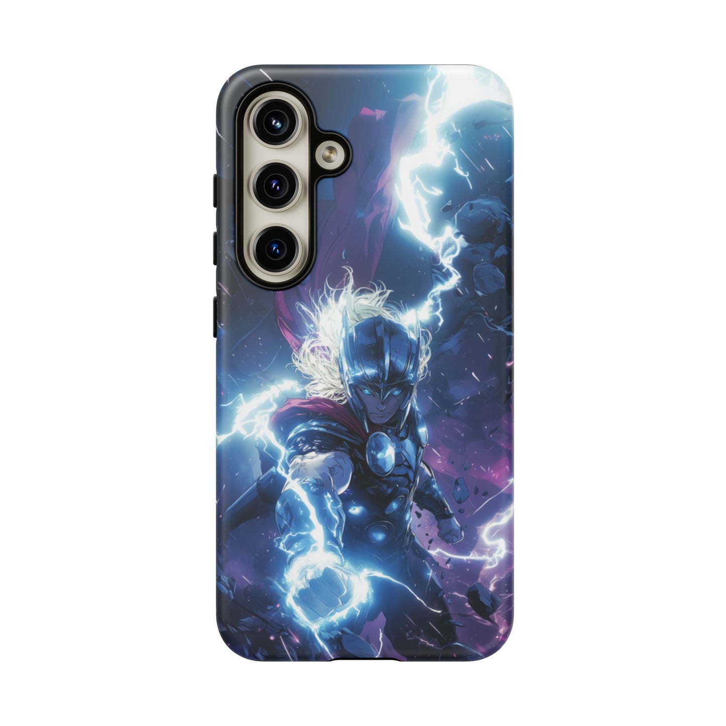 Lightning Fury: Thor Anime Action Phone Case - iPhone, Google Pixel, Samsung