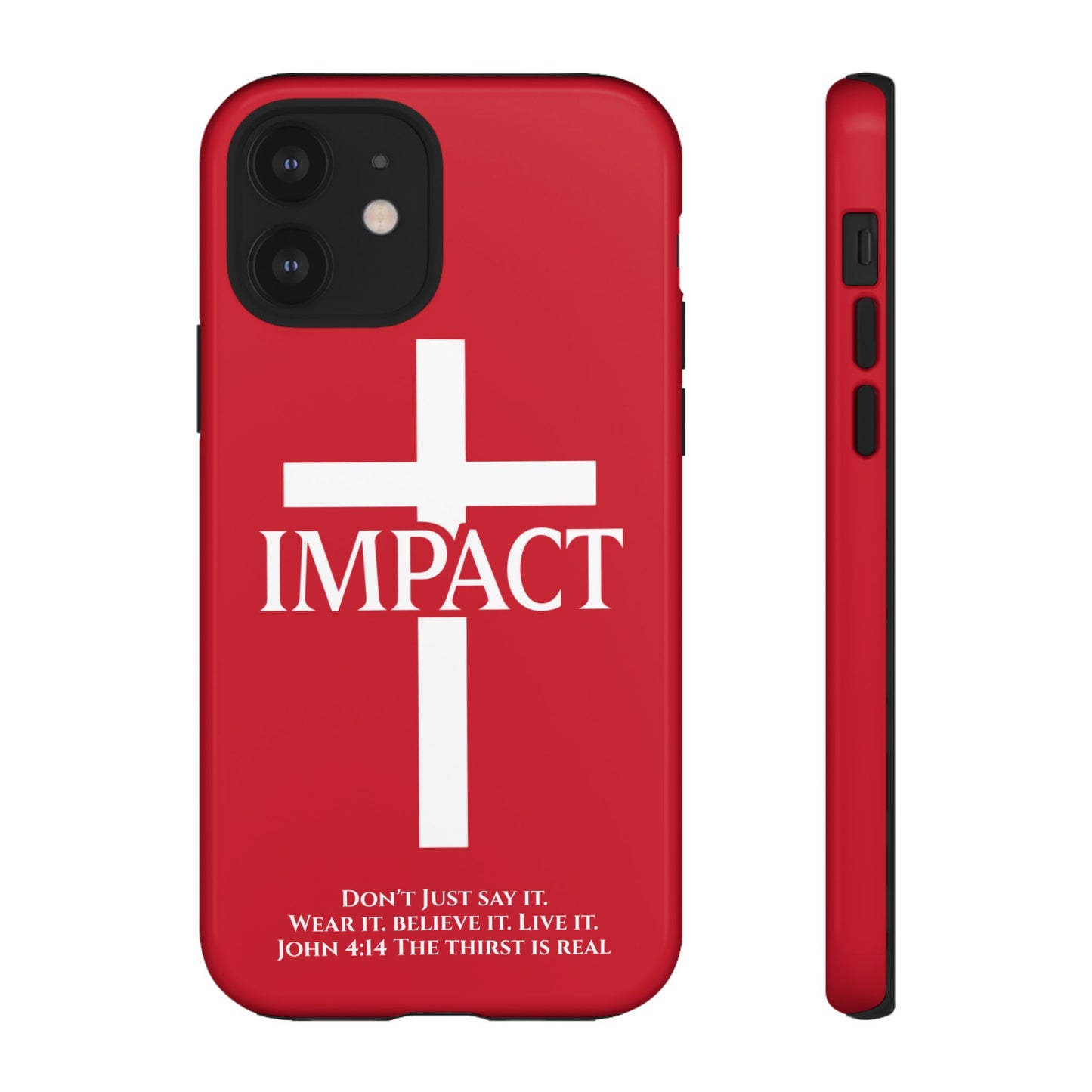 Impact Red - Tough iPhone Case