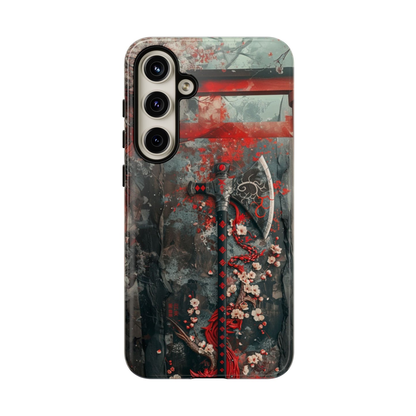 Sakura Warrior Axe - Tough Samsung Galaxy Case