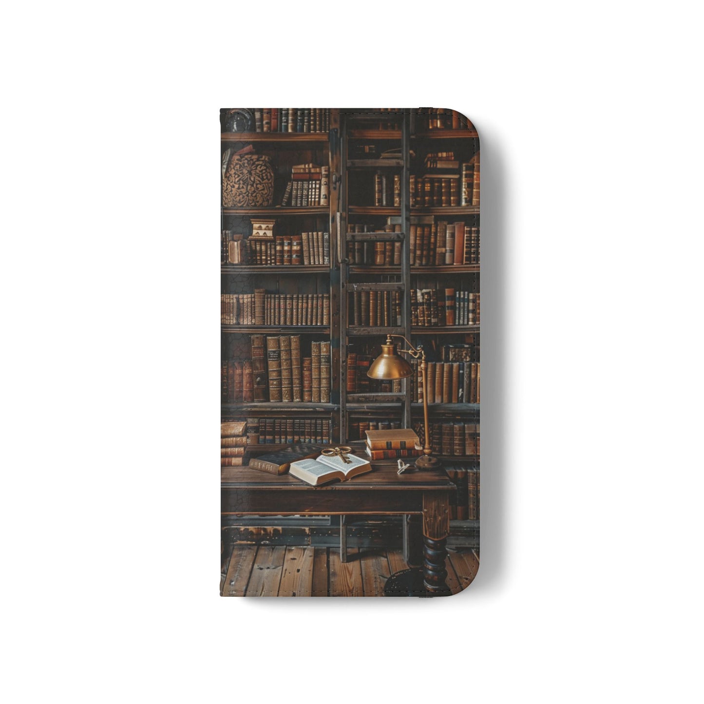 Old World Study - Wallet Flip Case
