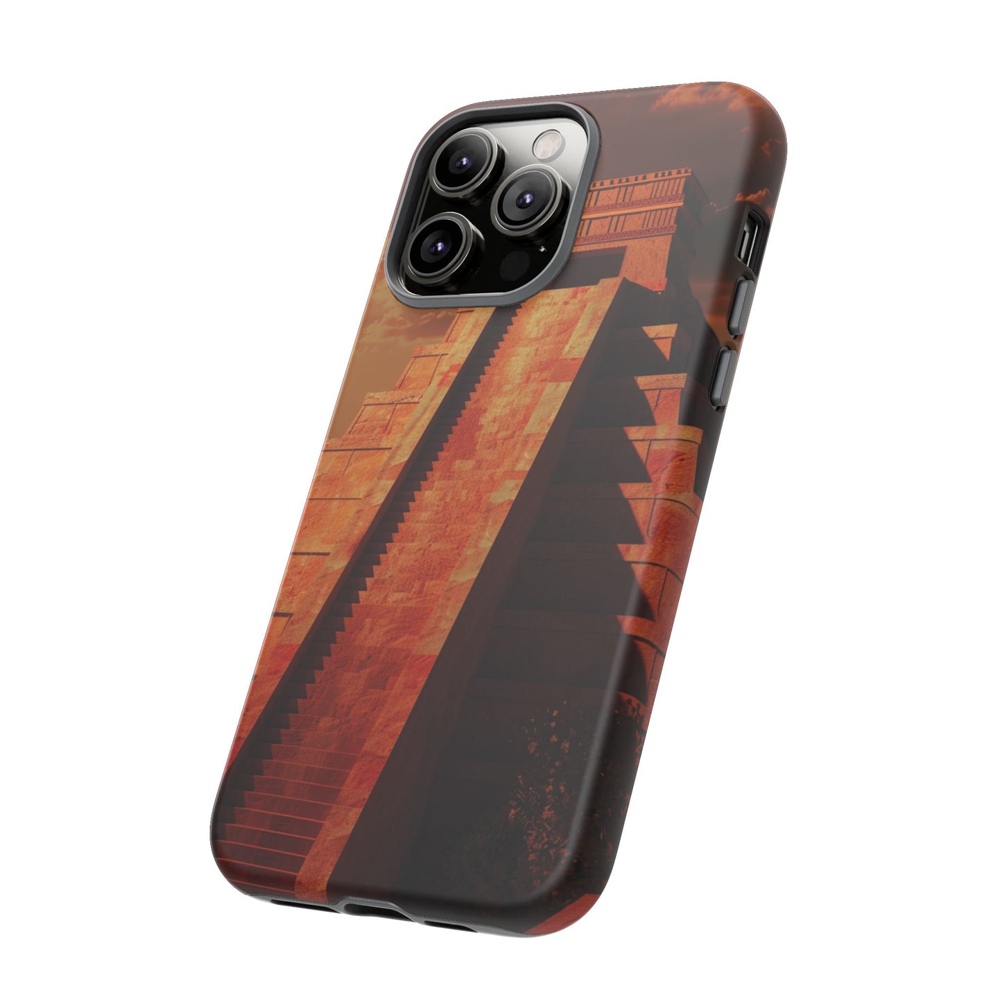 Mayan Pyramid Twilight Phone Case – iPhone, Google Pixel, Samsung Galaxy