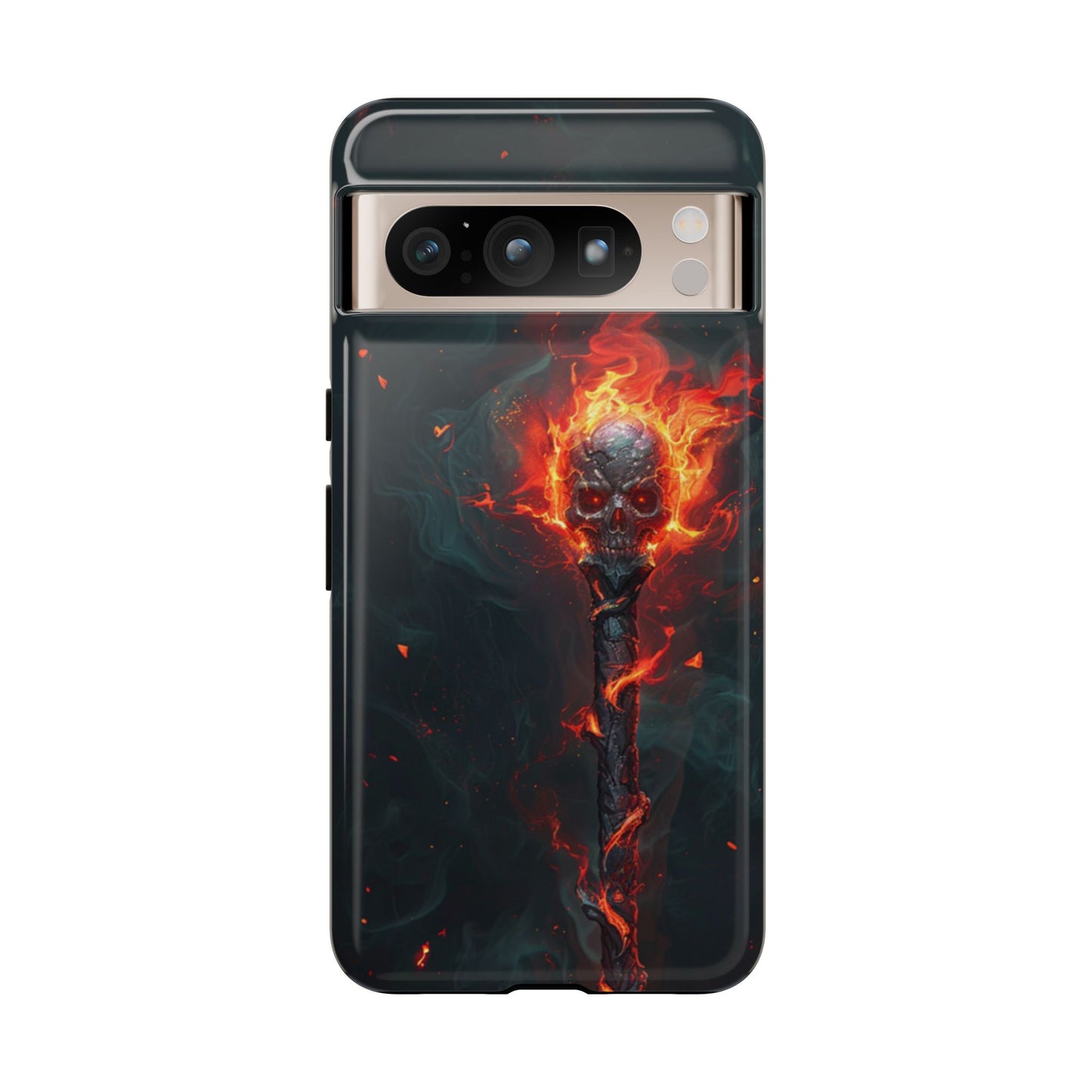 Inferno Skull Staff - Tough Google Pixel Case