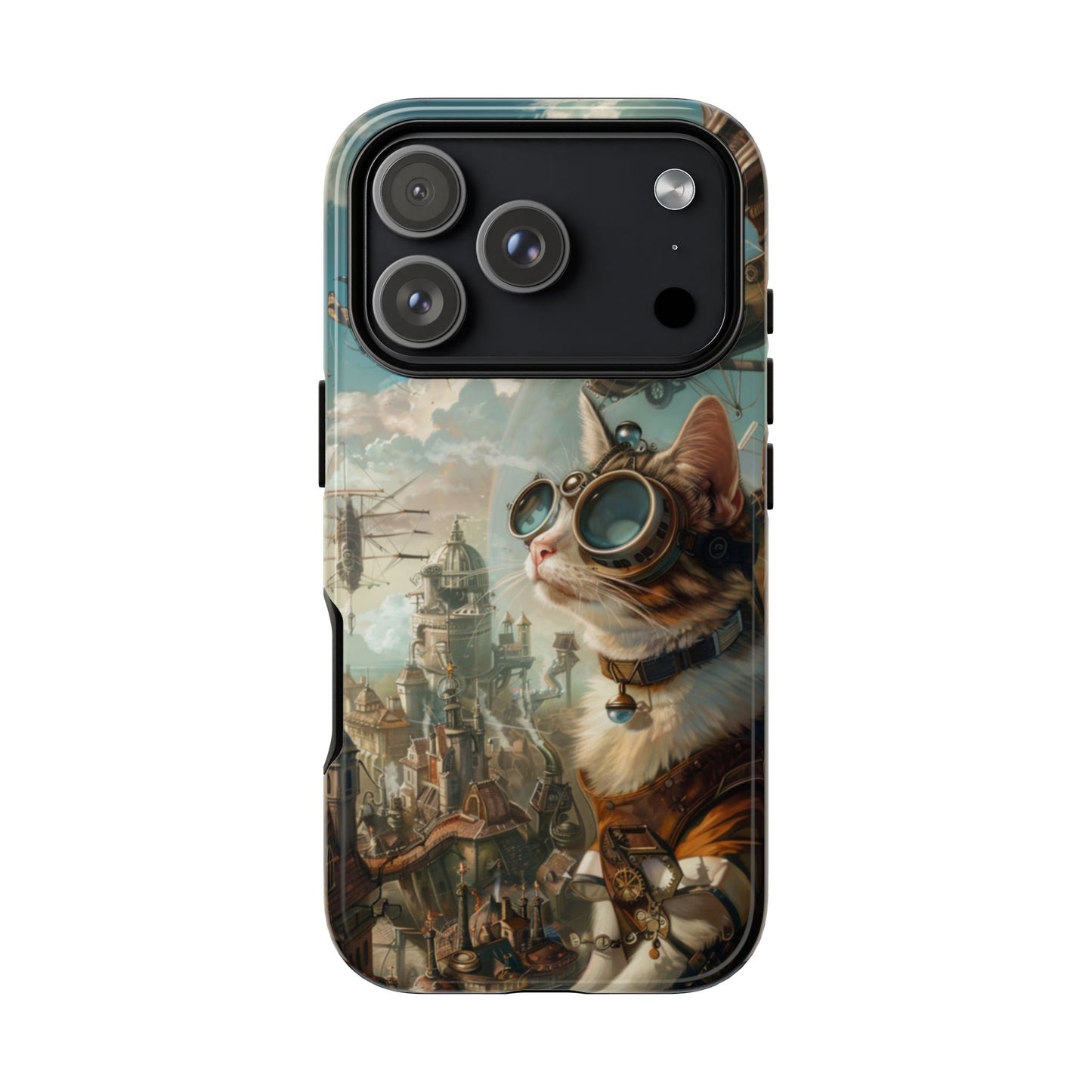 Steampunk Aviator Cat - Tough iPhone Case