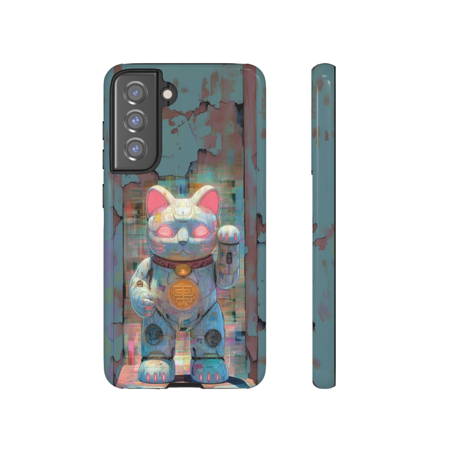 Cyber Lucky Cat - Tough Samsung Galaxy Case