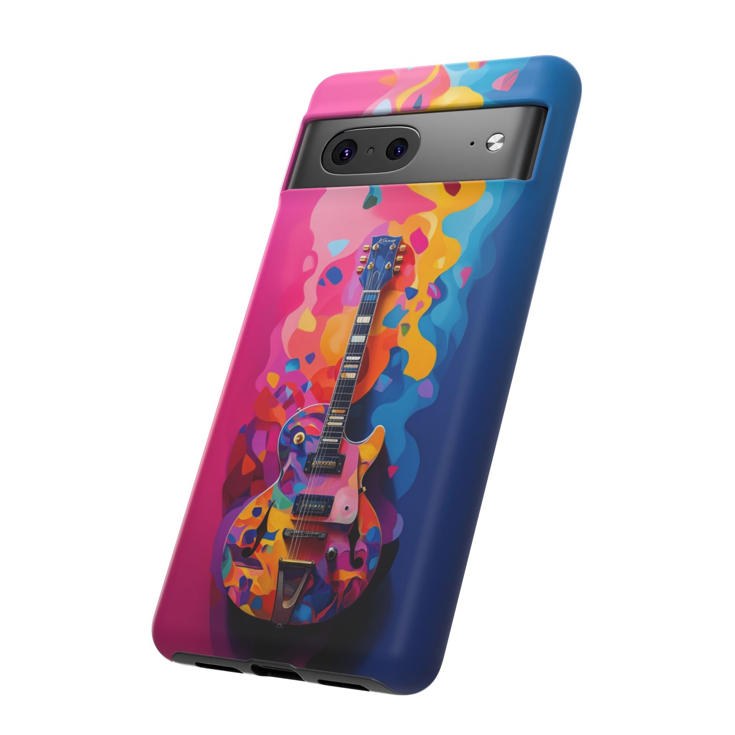 Vibrant Abstract Guitar Phone Case - iPhone, Google Pixel, Samsung Galaxy