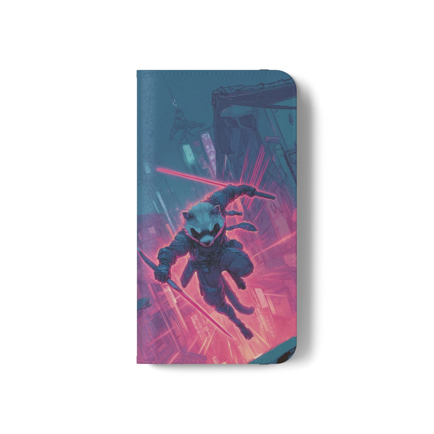Cyberpunk Ferret - Wallet Flip Case
