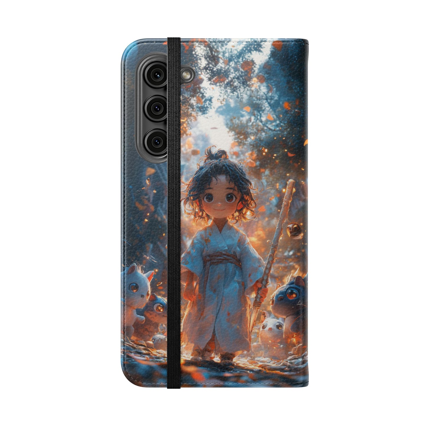 Forest Spirit Child - Wallet Flip Case