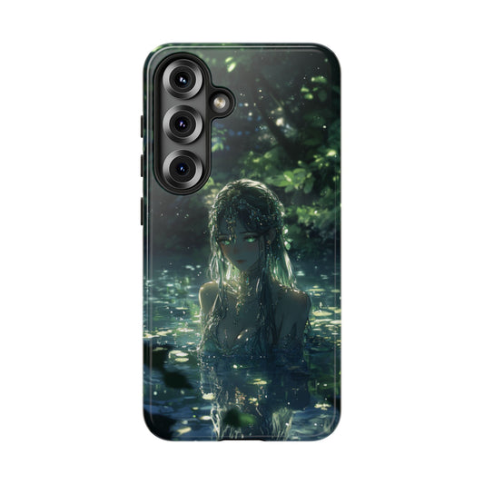 Forest Water Nymph Green Eyes Pond - Tough Samsung Galaxy Case