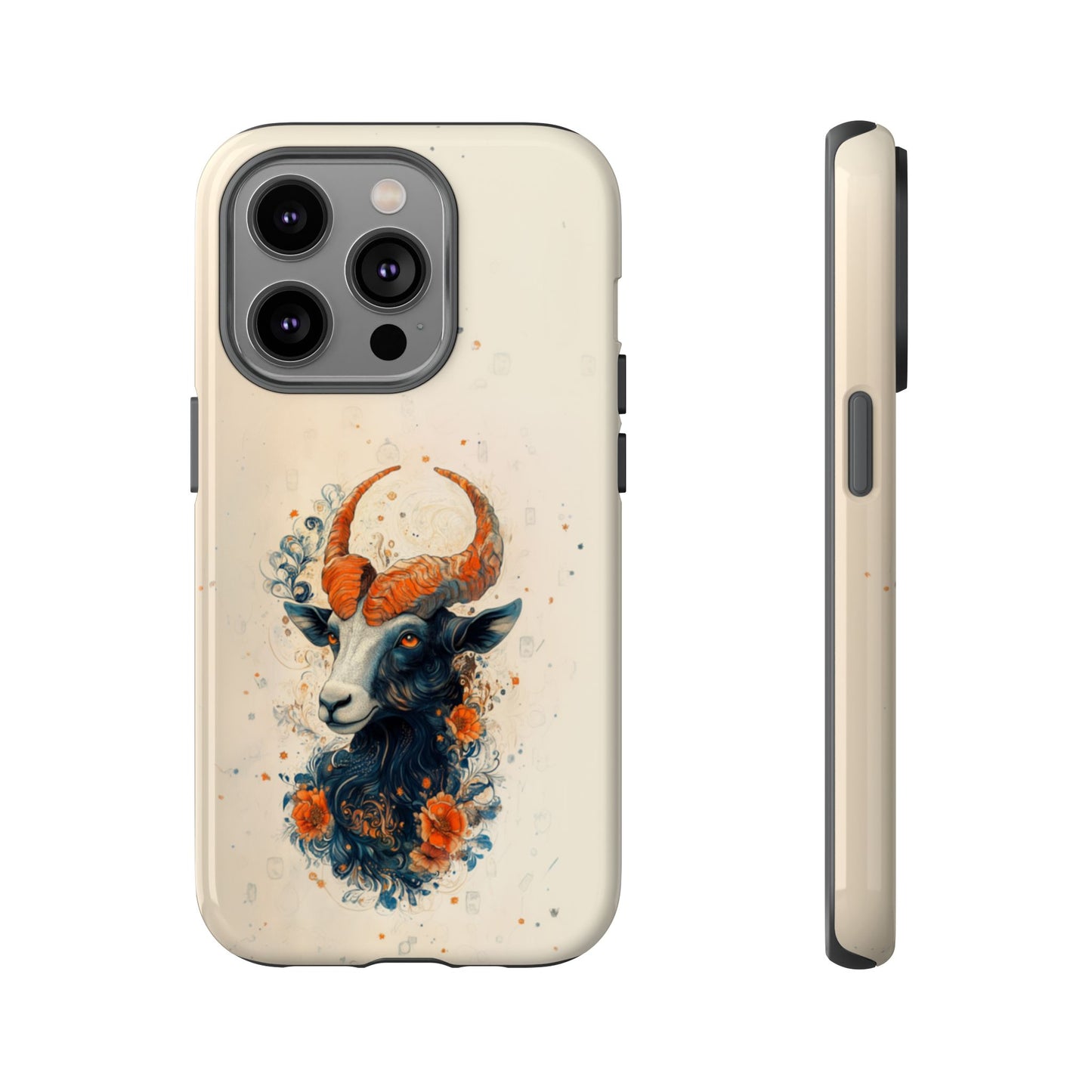Capricorn Celestial Goat - Tough iPhone Case