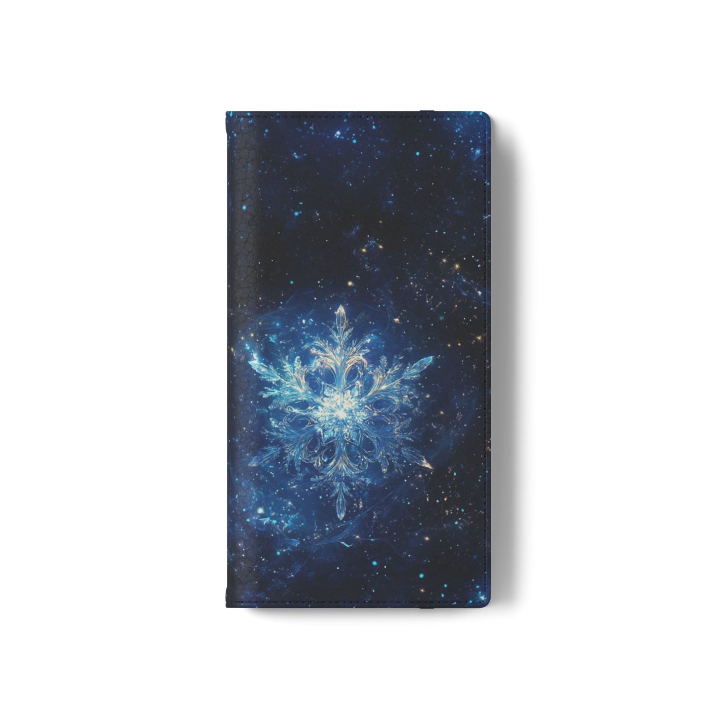 Cosmic Snowflake - Wallet Flip Case