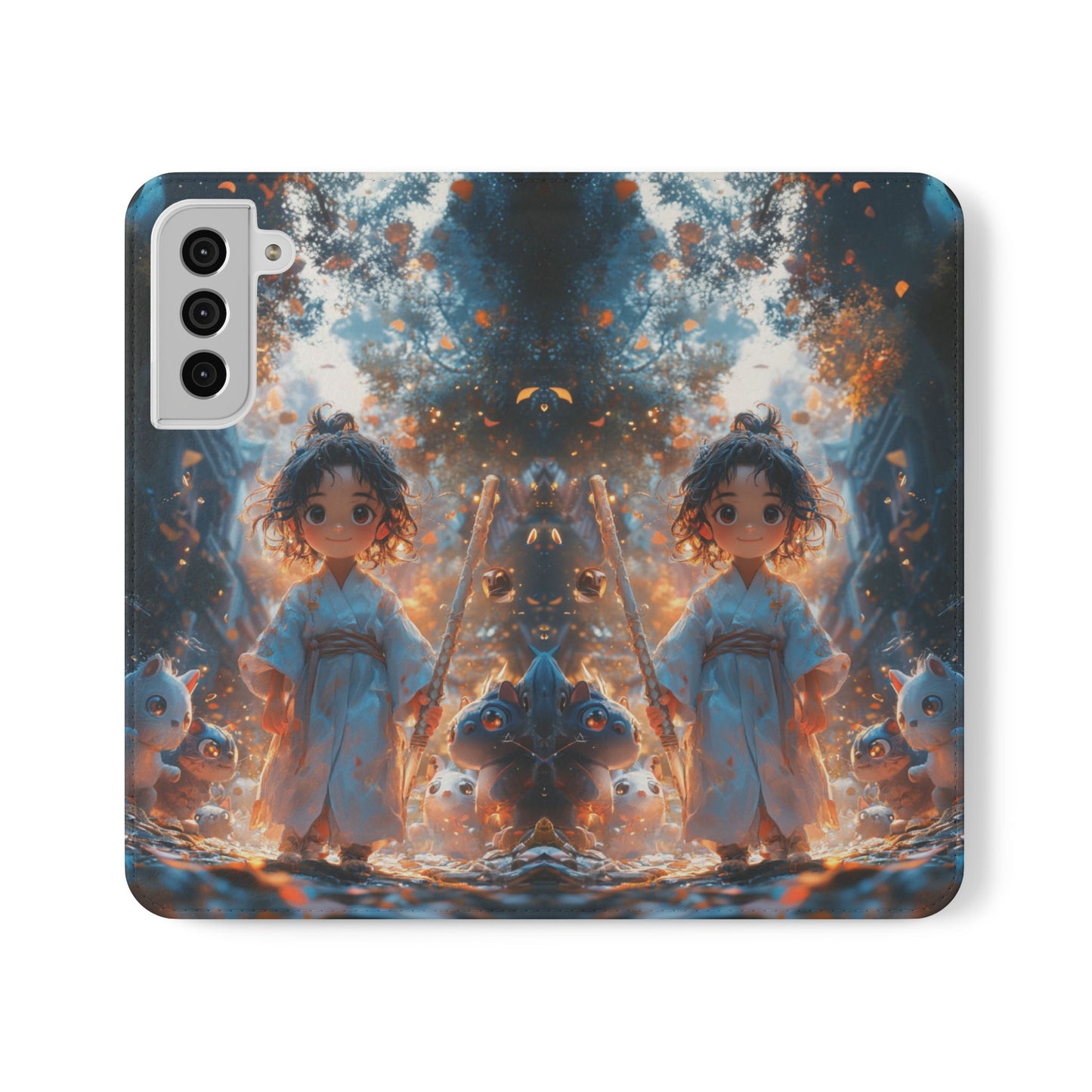 Forest Spirit Child - Wallet Flip Case