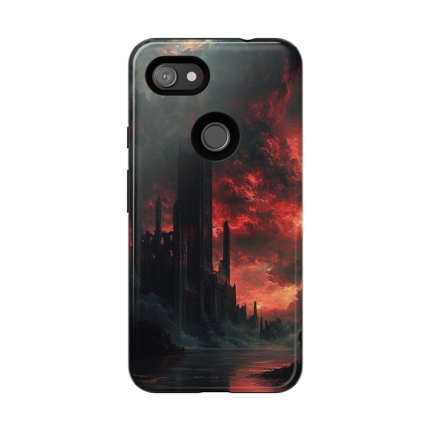 Crimson Dread Citadel – Tough Google Pixel Case