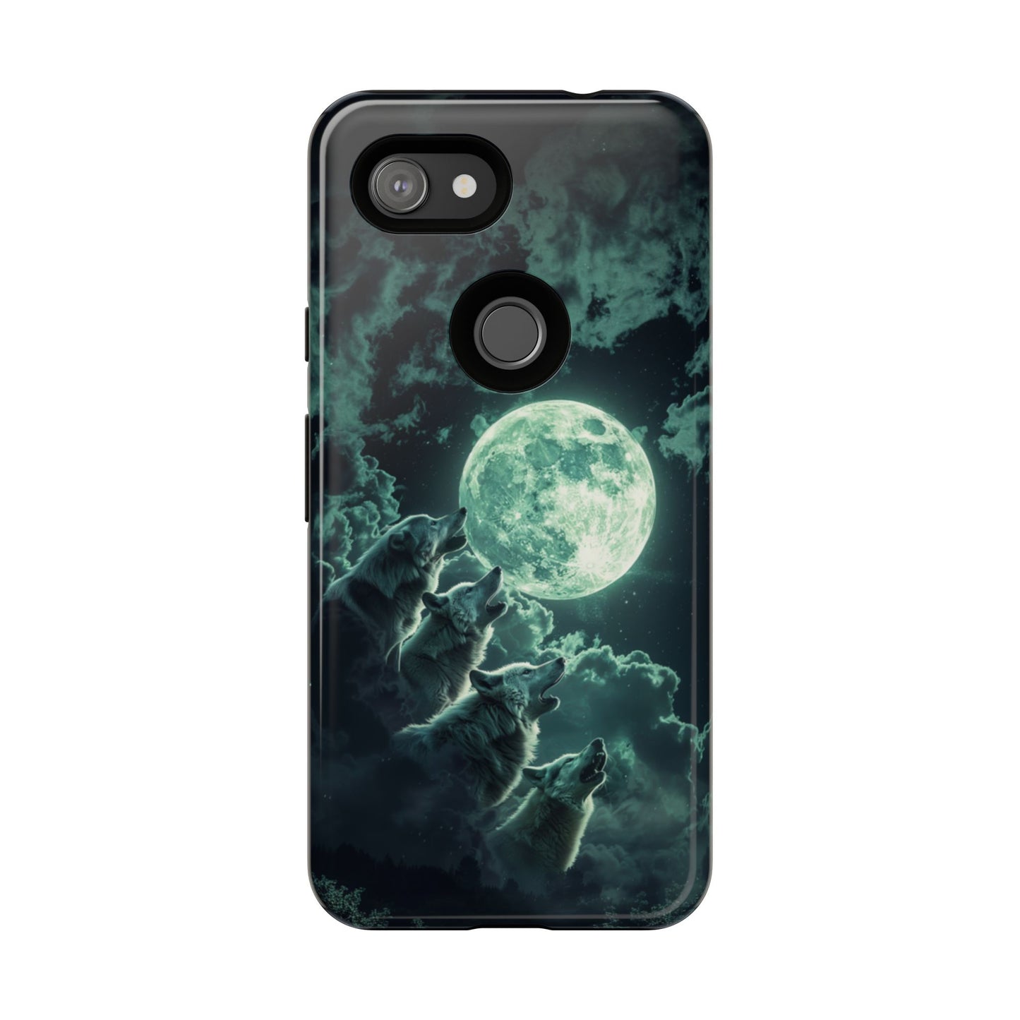 Moonlit Wolf Chorus - Tough Google Pixel Case