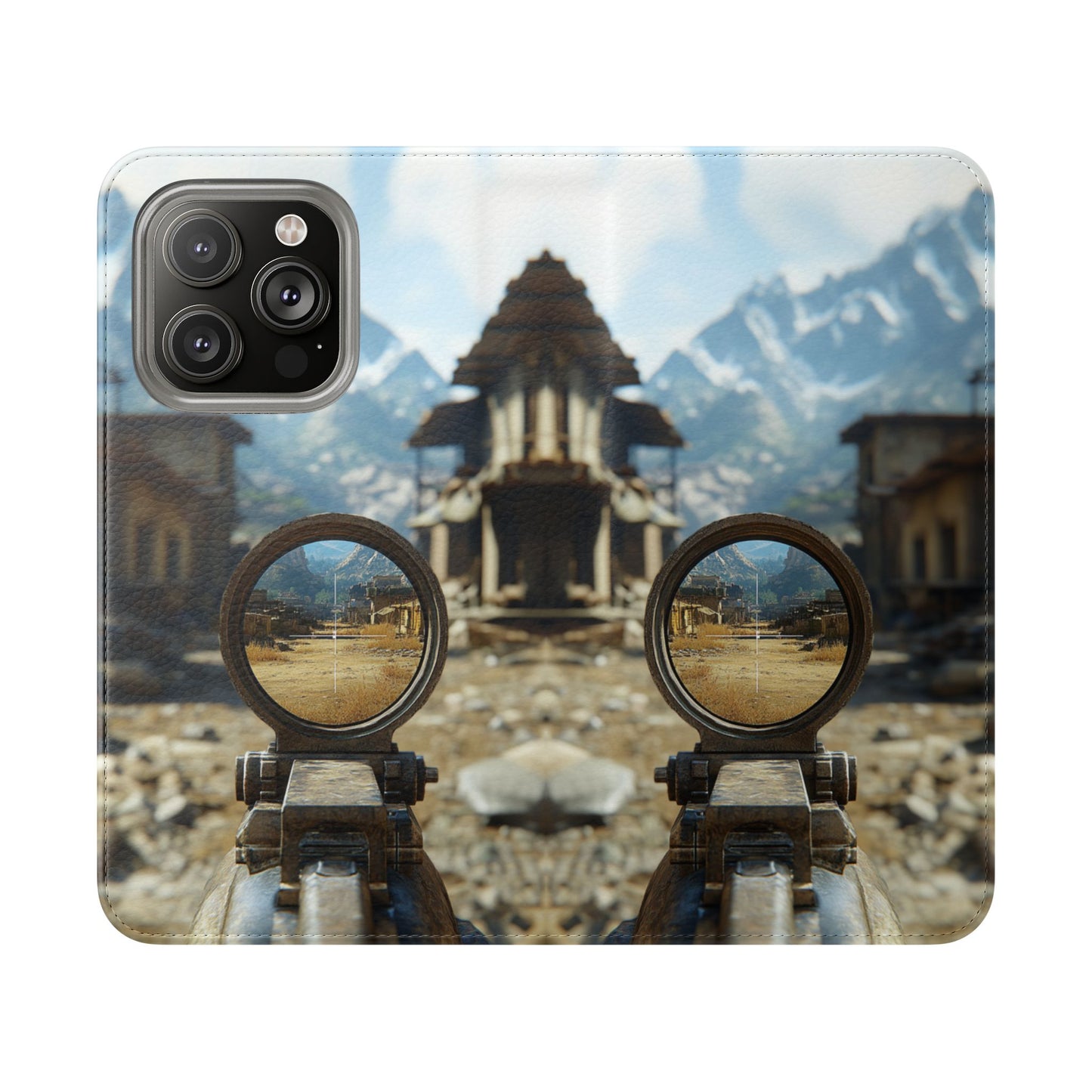 Desert Sniper Focus - Wallet Flip Case