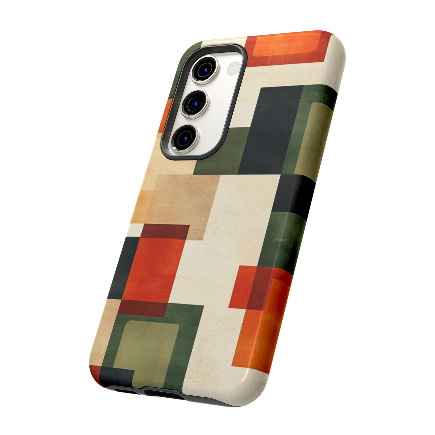 Mid-Century Modern Geometric Pattern Phone Case - iPhone, Google Pixel, Samsung Galaxy