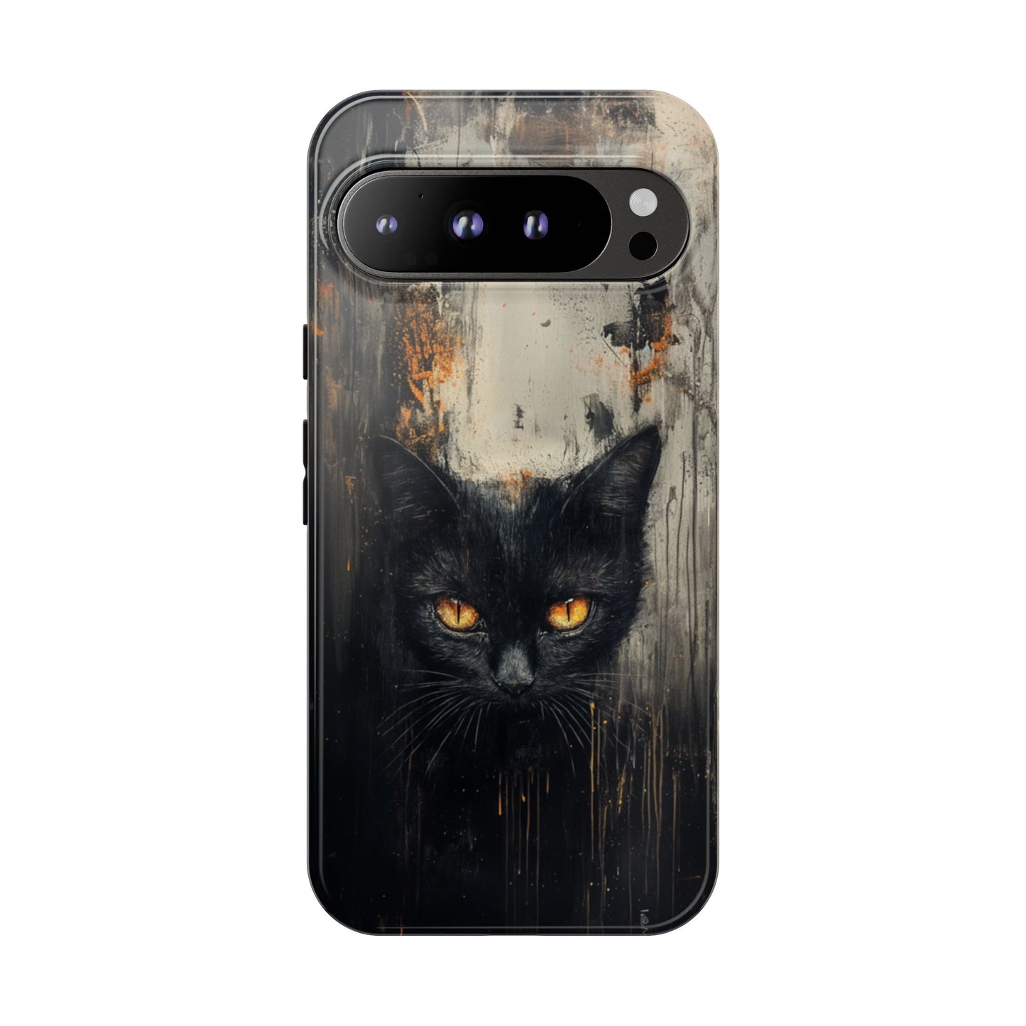Black Cat Shadow Gaze - Tough Google Pixel Case