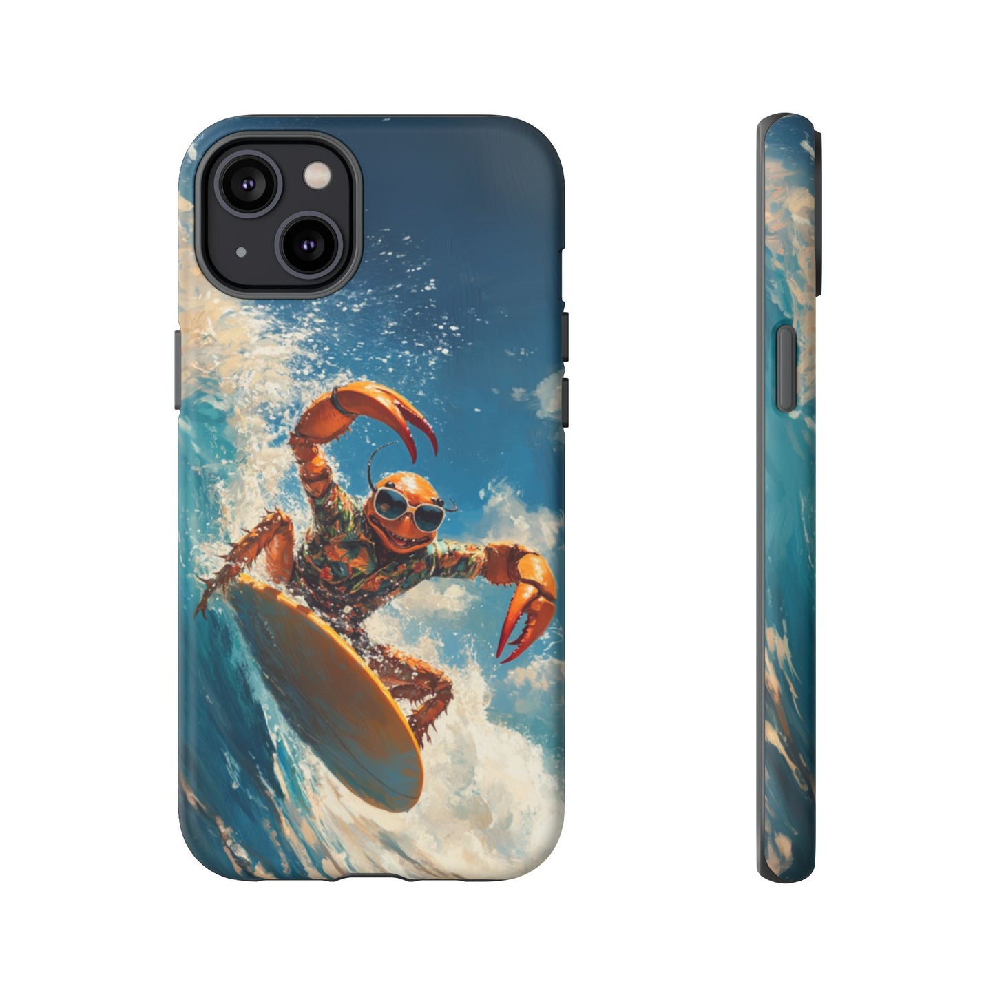 Surfing Crab - Tough iPhone Case